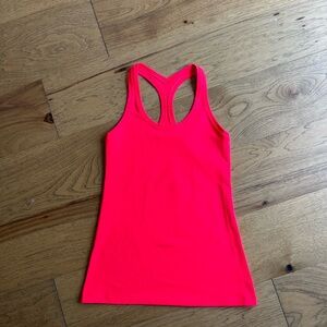 Lululemon Cool Racerback 2 Bright Red/Coral Size 6 EUC